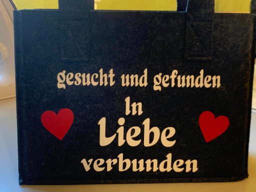Tasche Geschenk Hochzeit
